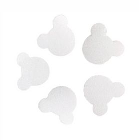 24 Sheets Cute Transparent Bear Skateboard Grip Stickers Grit DIY Skateboard Scooter Grip Decals