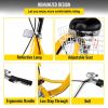 VEVOR Adult Tricycle 7 Speed Wheel Size Cruise Bike 26in Adjustable Trike with Bell, Brake System Cruiser Bicycles Large Size Basket for Shopping (Yel